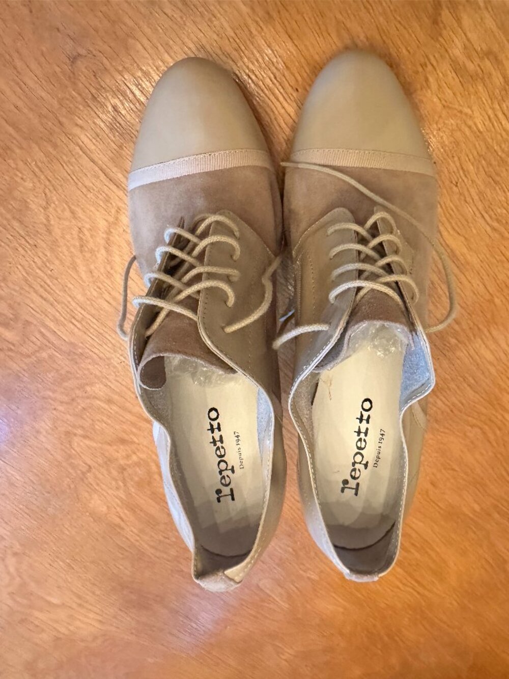 Repetto Neutral lace up pumps 38